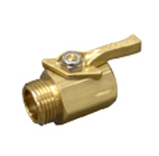 Brass Garden Hose Shut Off Valve with Swivel Fitting